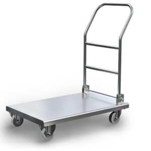 Plattformwagen, Transportwagen, Klappwagen, Edelstahl, Tragkraft 150 kg